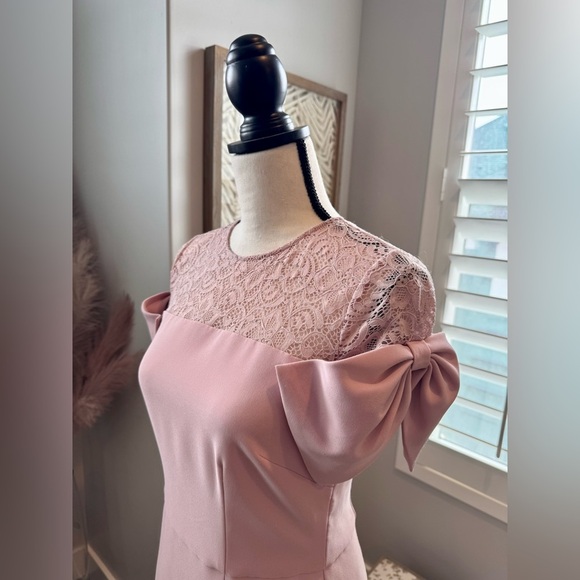 NWT JS Collection Elegant Pink Evening Gown size 6 - Picture 8 of 10